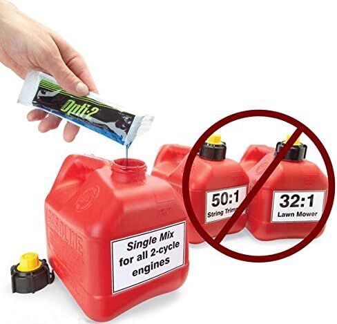 Opti-2 20096 1 Gallon Mix Pouches 2-Cycle Engine Lubricant a Box of 48 in Saudi Arabia