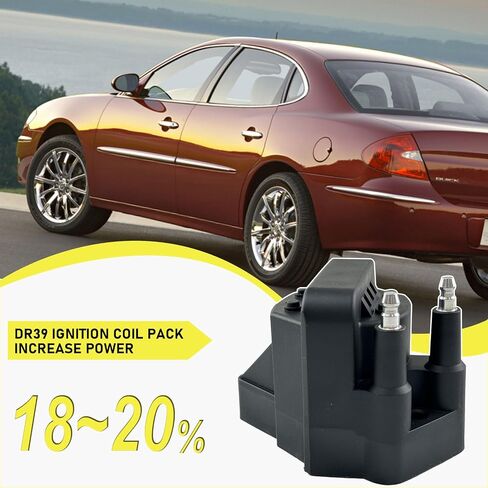 مجموعة من ملف الإشعال DR39 مع قابس وإشعال شرارة Iridium ومجموعة الأسلاك ، متوافقة مع Buick allure Lesabre Lacrosse Chevrolet Monte Carlo Lumina oldsmobile Intrigue Pontiac استبدال D555 GN0123 in Saudi Arabia