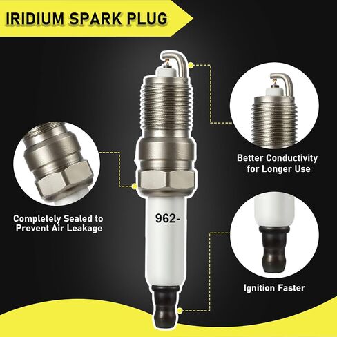 مجموعة من ملف الإشعال DR39 مع قابس وإشعال شرارة Iridium ومجموعة الأسلاك ، متوافقة مع Buick allure Lesabre Lacrosse Chevrolet Monte Carlo Lumina oldsmobile Intrigue Pontiac استبدال D555 GN0123 in Saudi Arabia