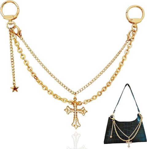 سحر سحر الأكياس سحر حقائب اليد وأكياس حمل ، وملحقات سلسلة مفاتيح ذهبية لطيفة لحقيبة BOGG in Kuwait