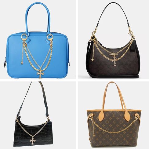 سحر سحر الأكياس سحر حقائب اليد وأكياس حمل ، وملحقات سلسلة مفاتيح ذهبية لطيفة لحقيبة BOGG in Kuwait