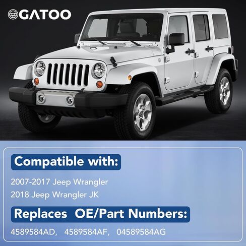قفل الباب الخلفي Tiftgate Actuator خلفية الجذع المزلاج ث/مجموعة الطاقة ملائمة لـ 3.6L 3.8L JEEP WRANGLER JK 2007 2008 2008 2010 2012 2015 2015 2015 2017 ، يحل محل 4589584AG 4589584AF 4589584AD in Kuwait