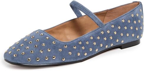 Madewell Women's Greta Mary Jane-Suede W Stud Flat in Saudi Arabia
