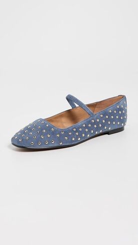 Madewell Women's Greta Mary Jane-Suede W Stud Flat in Saudi Arabia