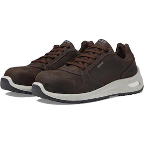 Men's Leather Comp Toe Work Shoe Lightweight Durable Comfortable Ergonomic EH Slip Resistant Safety Footwear for Warehouse & Manufacturing in Saudi Arabia