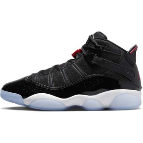 Jordan 6 Rings Mens Shoes Size-11.5 Black/University Red-white in Saudi Arabia