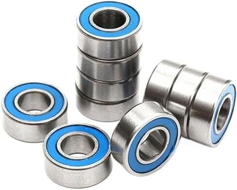 10PCS ABEC-5 MR148-2RS MR148 2RS MR148 RS MR148RS 8x14x4 Mm Blue Rubber Sealed Miniature Deep Groove Ball Bearing(MR148-2RS_ABEC 5) in Saudi Arabia