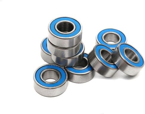 10PCS ABEC-5 MR148-2RS MR148 2RS MR148 RS MR148RS 8x14x4 Mm Blue Rubber Sealed Miniature Deep Groove Ball Bearing(MR148-2RS_ABEC 5) in Saudi Arabia