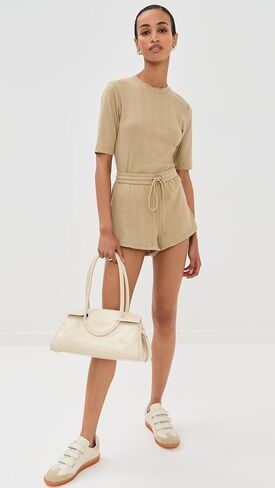 LE BOP Women's Ada Pointelle Tee in Saudi Arabia