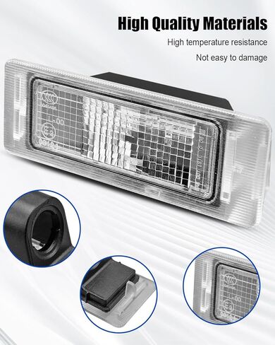 License Plate Light Housing Fit for Cadillac Chevrolet Buick GMC, Replace 13502178 13502179 22854057 GM13502178 GM13502179 1224032 13503359, 2PCS in Saudi Arabia