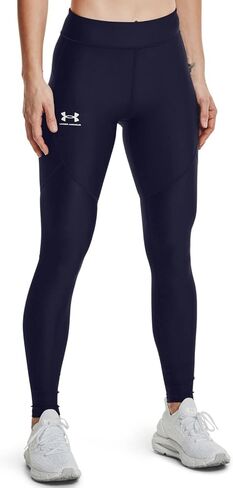 Under Armour - Womens HeatGear Armour Leggings, Color Midnight Navy (410), Size: X-Small in Saudi Arabia