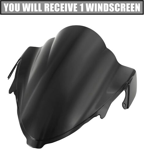 PSLER Motorcycle Windshield for Hayabusa GSXR1300 2021 2022, Hayabusa Windscreen Screen Faring Front Fairing Deflector for GSXR 1300 GSX-R GSX-R1300 2021 2022(Black) in Saudi Arabia