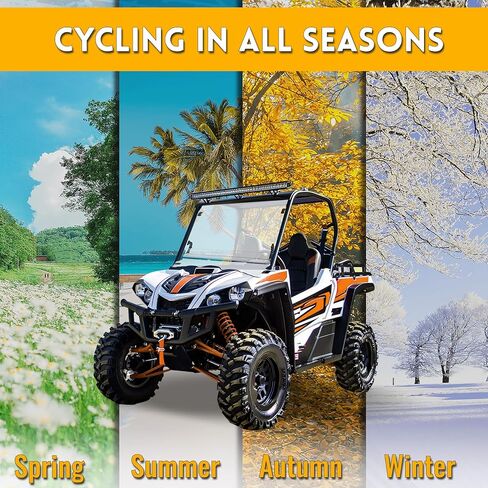 Kuafu Flip Clear Windshield متوافق مع 2015+ Massimo MSU Bighorn Coleman outfitter Hisun Cub Cadet Challenger 500/700 UTV Front Windscreen in Saudi Arabia