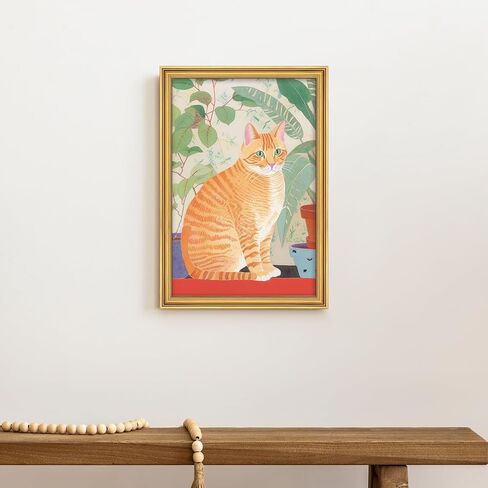 إطار Gulethun 24x36 ، إطارات صور التصميم الحديثة الانتقالية ، 24 × 36 إطار الملصقات الريفية للديكور المنزلي ، وإطارات صور عتيقة ذهبية ، وشاشة أفقية أو عمودية ، اختر الحجم واللون in Kuwait