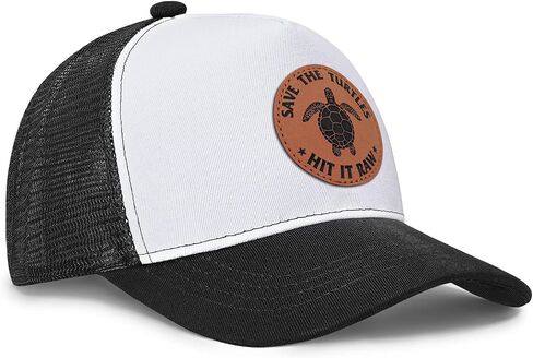 Save Turtle Patch Trucker Hat for Men Women, Fathers Day Birthday Baseball Cap in Saudi Arabia