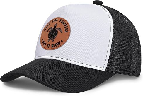 Save Turtle Patch Trucker Hat for Men Women, Fathers Day Birthday Baseball Cap in Saudi Arabia