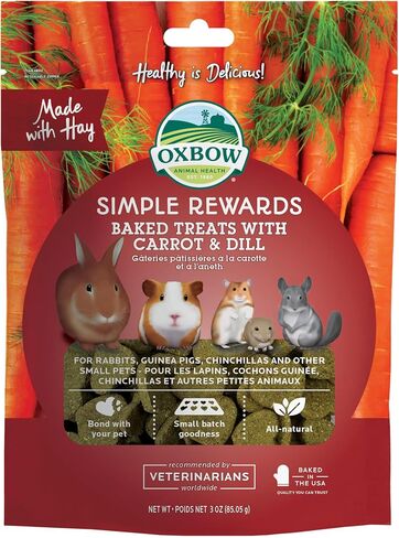 Oxbow Simple Rewards Strawberry Small Animal Treat 0.5 oz (Pack of 2) in Saudi Arabia