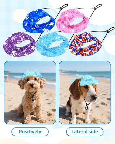 Pet Show Dog Baseball Cap Paw Print Dog Fors for Small Caggy Cats Hatproof Pet Sun Hats مع فتحات الأذن القابلة للتعديل in Saudi Arabia