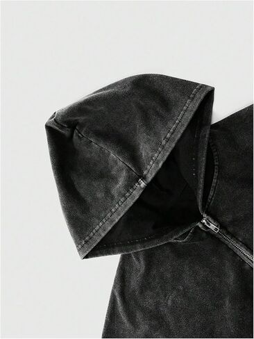SOLY HUX Men's Vintage Full Zip Hoodie Long Sleeve Hooded Lightweight Sweatshirts Casual Fall Jacket in Saudi Arabia