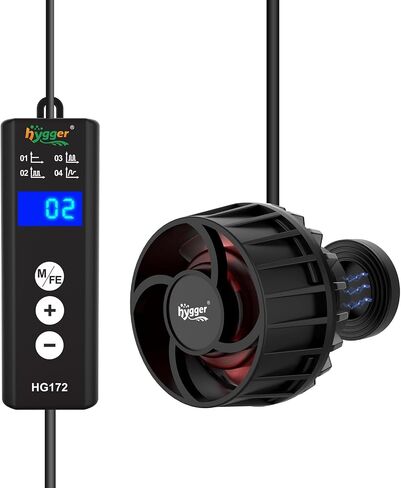hygger Lite Wave Maker for 10-50 Gallons Aquarium Adjustable Circulation Pump with Magnetic Base Fish Tank DC Powerhead for Coral Reef and Freshwater Up to 792 GPH in Saudi Arabia