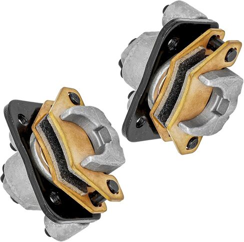Caltric Rear Left Right Brake Caliper with Pads Compatible with Arctic Cat Wildcat Sport 700 2015 2016 2017 in Saudi Arabia