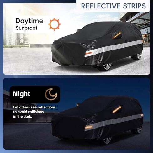 SUV Car Cover Custom Fit Kia NIRO 2016-2025, 100% Waterproof Breathable Outdoor Car Covers, Sun Rain Dust Snow Protection. (Ships from US Warehouse, Arrive Within 3-7 Days) in Kuwait