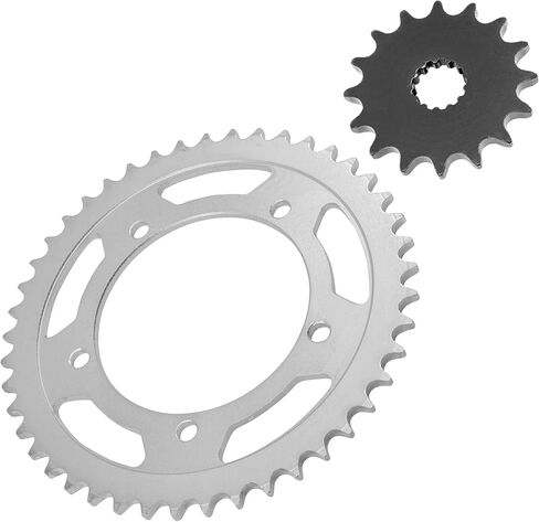 Caltric Front & Rear Sprockets Compatible with Suzuki Gsx-R600 Gsxr600 2001-2005 in Saudi Arabia
