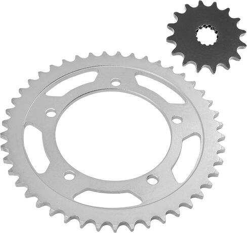 Caltric Front & Rear Sprockets Compatible with Suzuki Gsx-R600 Gsxr600 2001-2005 in Saudi Arabia