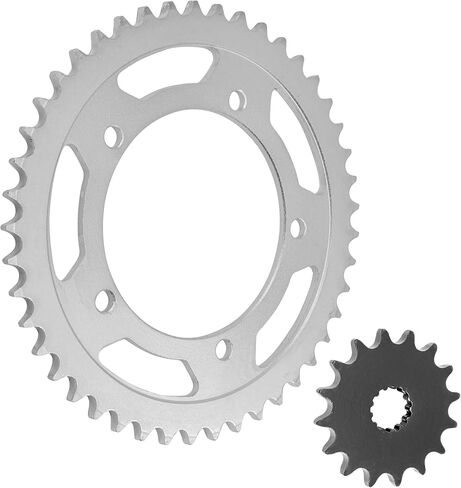 Caltric Front & Rear Sprockets Compatible with Suzuki Gsx-R600 Gsxr600 2001-2005 in Saudi Arabia