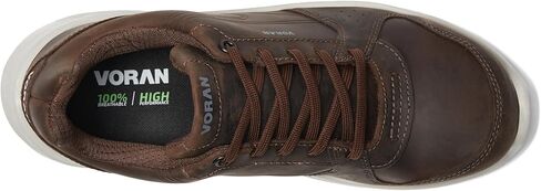 Men's Leather Comp Toe Work Shoe Lightweight Durable Comfortable Ergonomic EH Slip Resistant Safety Footwear for Warehouse & Manufacturing in Saudi Arabia
