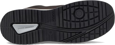 Men's Leather Comp Toe Work Shoe Lightweight Durable Comfortable Ergonomic EH Slip Resistant Safety Footwear for Warehouse & Manufacturing in Saudi Arabia
