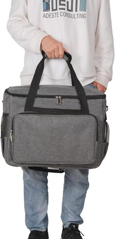 YELAIYEHAO home Sewing Machine Case Travel Case for Sewing Machine and Accessories Compatible with Most Standard Singer, Brother, Janome, Sewing Accessories Bag Sewing Machine Carrying Case in Kuwait