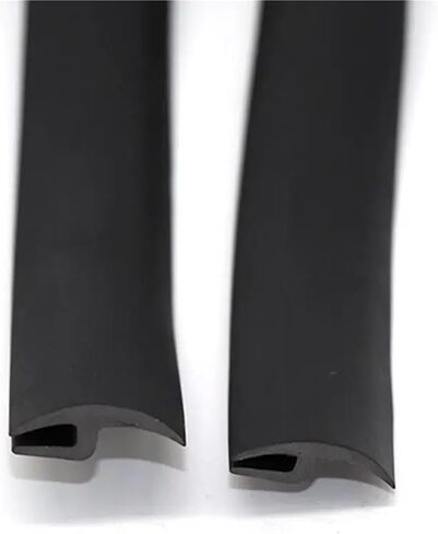 شريط ختم السيارة للزجاج الأمامي يقلل من الضوضاء الأمامية الأمامية الطقس تجريد المطاط المرنة H نوع السطوح السلسة للسيارة (1M) in Kuwait