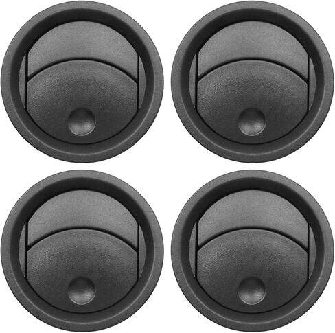 4 Pcs Dashboard Air Conditioning AC Heater Vent Replacement for Ford F Series 150 2004-2008, Replaces 8L3Z19893BA 8L3Z-19893-BA (Black) in Saudi Arabia