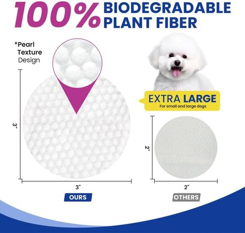 Hypoallergenic Eye Wipes for Pets – Safe & Natural Dog and Cat Eye Cleaning Pads with Plant Enzymes, Removes Dirt & Mucus (100 Wipes) in Kuwait
