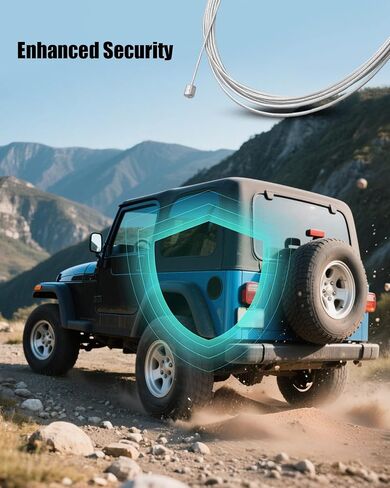 Throttle Hand Control Kit Replace 4870402 4870400 Fit for Jeep Wrangler TJ Unlimited TJ/LJ 1997-2006 Fit for YJ 1987-1995 in Saudi Arabia