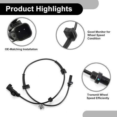ABS Wheel Speed Sensor Front Left or Front Right ABS Sensor Anti-Lock Braking System Sensor No.AE8Z2C204B for Ford Fiesta 2014-2019 in Saudi Arabia