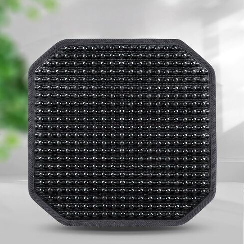 HJJKKHH WOOD SHODED CORD SEAT COVER ، وسادة مقعد المكتب الصيفية 16.1 "× 16.1" ، تبريد تدليك مربع وسادة خشبية للسيارة الشاحنة الشاحنة الشاحنة الشاحنة. in Kuwait