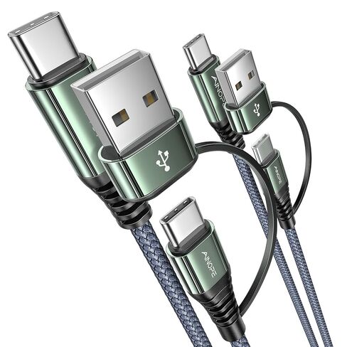 كابل AINOPE USB C بطول 10 أقدام، 2 حزمة كابل USB C إلى USB C كابل شاحن USB C مجدول من النايلون الجديد كابل شحن سريع لهاتف iPhone 15 Pro Max Plus، iPad Pro MacBook Air Pro 2020، Samsung Galaxy S23، Switch in Saudi Arabia