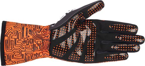 Alpinestars Tech-1 K Race V2 القفازات العمودية العمودية (كبيرة ، برتقالية/أسود) in Saudi Arabia