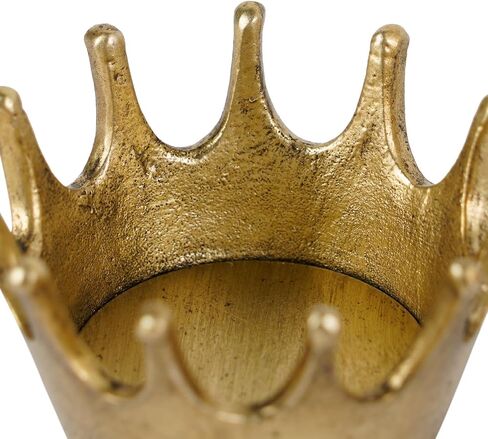 Nikky Home Gold Crown Tealight Candle Holdlers مجموعة من 2 ، زواج من طاولة الحفلات الزفاف ، وقف معدني مزخرف لشموع الشاي الخفيفة ، والشموع النذرية in Saudi Arabia