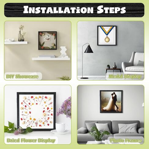 T Shirt Display Frame, 13" x 13" Black Wood T Shirt Frame with 98% UV Protection Acrylic, 1" Depth of Usable Space Shadow Box, Display Case for Shirts, Jerseys, Memorabilia in Kuwait