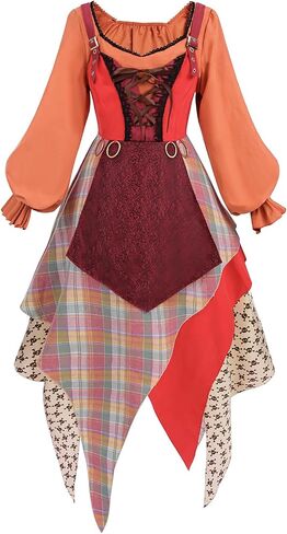 FCCAM Witch Costume Dress for Women Winifred Mary Sanderson Costume Adult Halloween Cosplay in Saudi Arabia