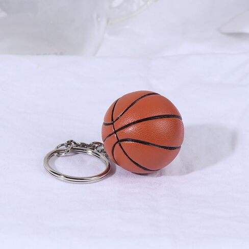 Kisangel 2PCS كرة السلة لكرة السلة Keychain Sports Ball keycain backpack bendanc in Kuwait
