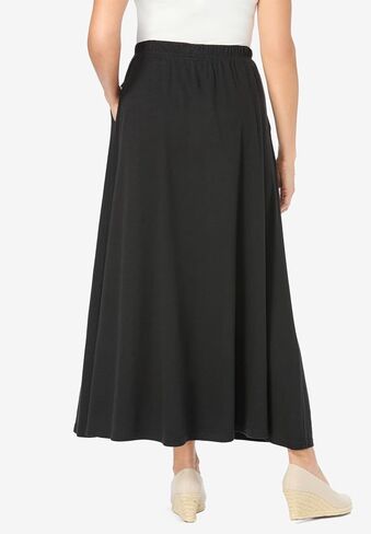 Woman Within Plus Size Petite 7-Day Maxi Skirt in Saudi Arabia