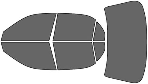 مجموعة Tint Window Window Rvinyl متوافقة مع Toyota Corolla 1993-1997 (Sedan) - مجموعة كاملة - 35 ٪ in Kuwait