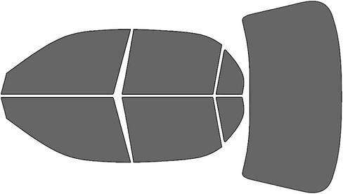 مجموعة Tint Window Window Rvinyl متوافقة مع Toyota Corolla 1993-1997 (Sedan) - مجموعة كاملة - 35 ٪ in Kuwait
