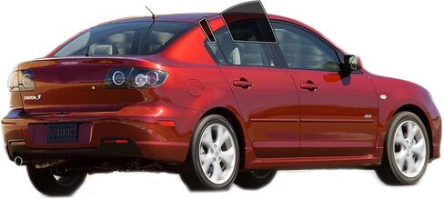 Precut Window Tint Film Front Two Door Windows Tint Film Cars Sun Blocking Protection Privacy Anti Shatter Glass 2 Ply Computer Cut Any Tint Shade for Mazda 3 Sedan 2004-2009 in Saudi Arabia