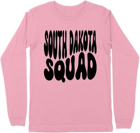 South Dakota Squad Kids Long Sleeve T-Shirt Youth in Saudi Arabia