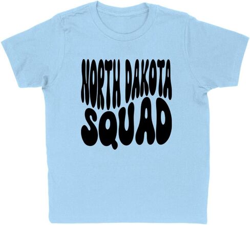 North Dakota Squad Kids T-Shirt Youth in Saudi Arabia